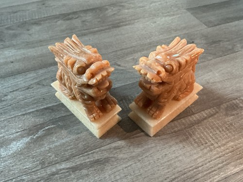 Set two jade dragon - of,