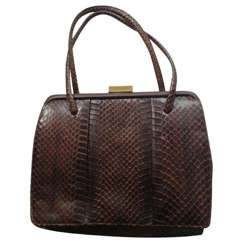 1950s vintage snakeskin bag - vintage,