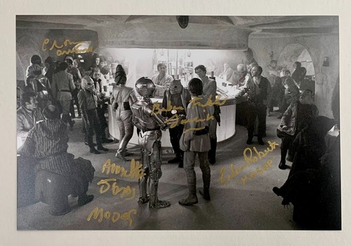 Star wars cantina - star, autographs