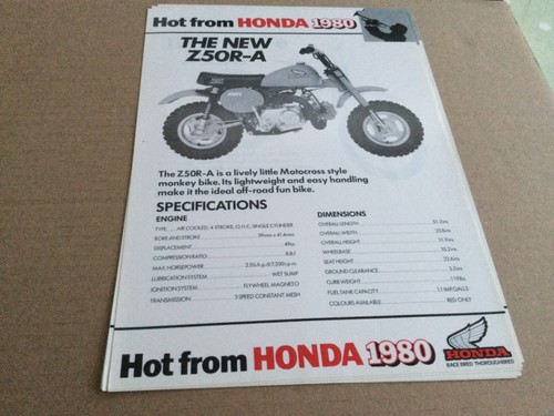 Honda z50r monkeybike genuine - monkeybike,