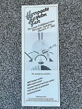 Vintage Collectable 1982 Vogue Magazine Advert Picture Harrogate Fashion Fair