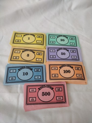 Full set monopoly money - of,