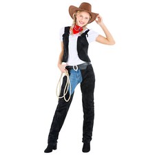 Woman costume cowgirl sheriff western wild west  suitable for carnival