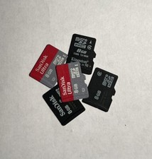 Micro Sd Memory Card Job Lot 5x 8GB