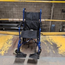 Lightweight Foldable Wheelchair with Removable Footrests