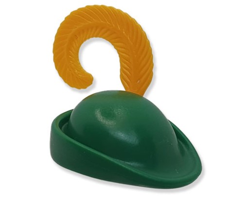 Playmobil green feather cap - playmobil,
