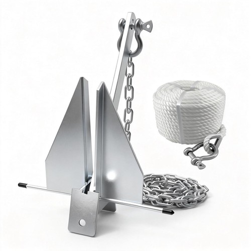 Boat anchor kit 5 lbs - anchor, kit,