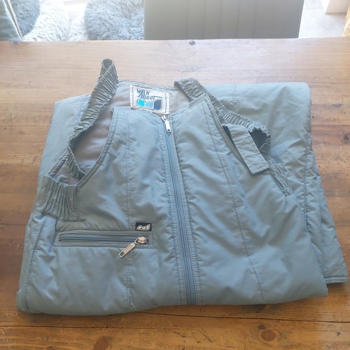 Medium size grey ski - size, salopets