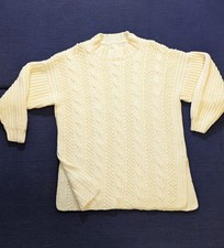 Hand knitted Arran Jumper