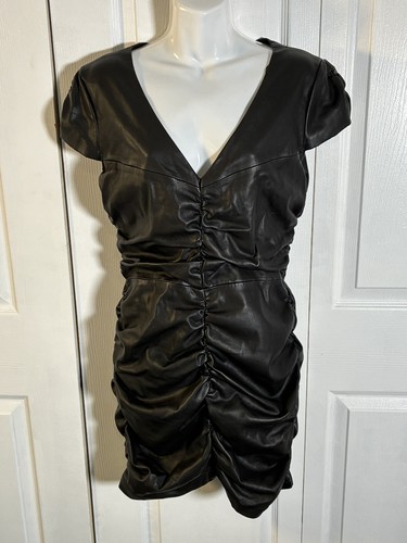 Zara women black faux - zara, sz