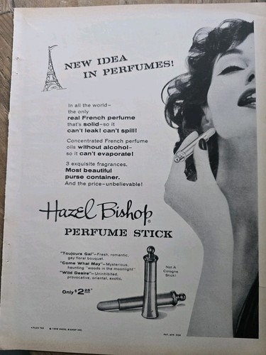 1958 hazel bishop perfume - 1958,