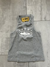 Corteiz 5 Starz Women’s Grey/White Tank Top Size Large Brand New