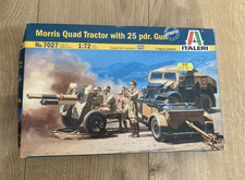L282 Italeri Model Kit 7027 - Morris Quad Tractor with 25 pdr Gun - 1/72