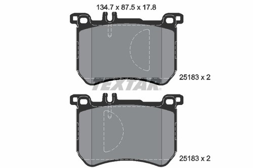 New brake pad - pad, set,