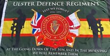 Various Ulster Defence Regiment Flags 5ft by 3ft/British/Army/Rangers