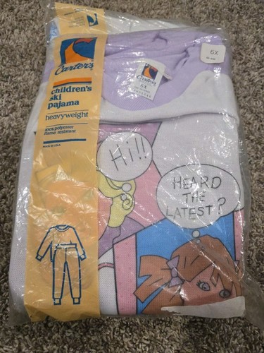 Vintage nos carters girls - carters, 6x