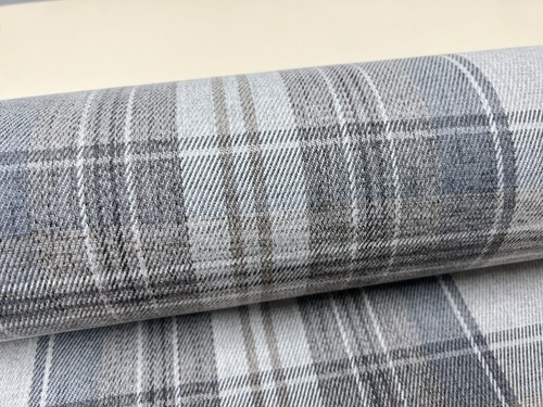 Woolen check fabric - , upholstery