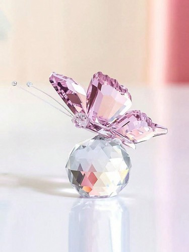 Crystal butterfly ornament - crystal,