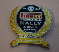 Pirelli International Rally Badge 2012 - 21st Anniversary 1992-2012