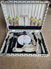 Vintage 1950's Cocktail Making Set With Pourers Unused. Bar Retro Collectables 
