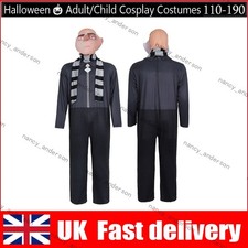 Despicable Me Gru Costumes Cosplay Scarf Halloween Masquerade Fancy Dress Suits⭐