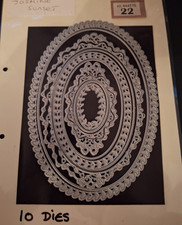 TONIC - LARGE  OVAL DIE SET