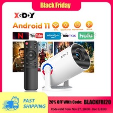 XGODY 5G 4K Android Projector Smart HD WiFi Mini Bluetooth Office Home Theater