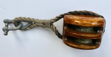 Vintage Ships Double Pulley