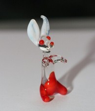 Vintage Miniature Lampwork Glass Animals Choose Pig Dolphin Dog Rabbit Deer Bear