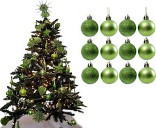 24x Christmas Baubles Tree