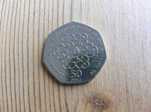 Girl guide 50p coin - ., 2010