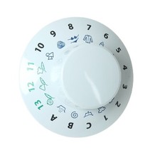 Hotpoint HV7F140PUK Timer Control Knob White Washing Machine Genuine