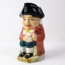 Small Vintage Toby Character Jug - 12cm 5" Tall - Unbranded