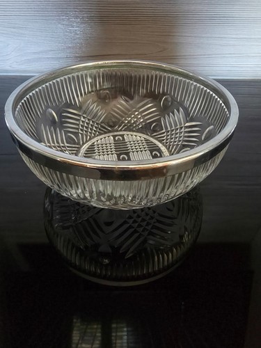 Vintage cut glass fruit - glass, fruit/trifle