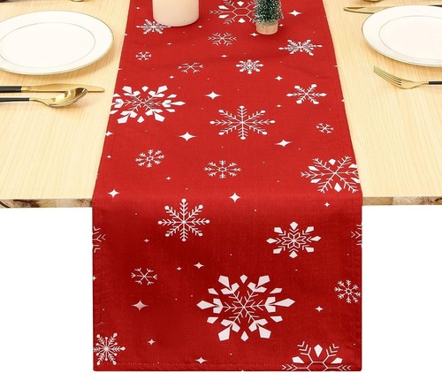 Snowflake tablecloth runner - snowflake,