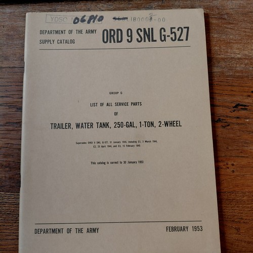Original 1953 army g527 - original,