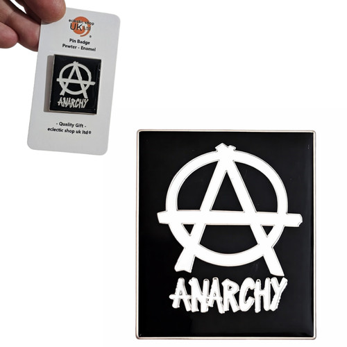 Anarchy pin badge - anarchy,