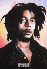 Bob Marley Postcard by