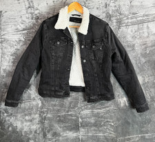 Replay Black Sherpa Denim