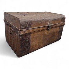 Vintage Metal Storage Trunk