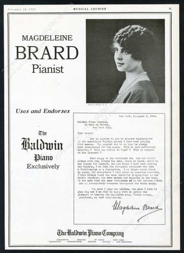 1924 magdeleine brard - brard, photo