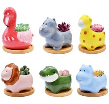 6 Pack Animal Ceramic
