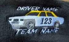 EMBROIDERED BANGER ON THE RIM OF A KNITTED HAT.CHOICE OF GRANADA,MONDEO,ROVER P5