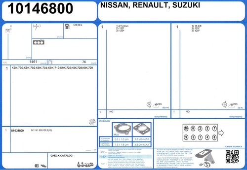 Full engine gasket set suzuki - full,