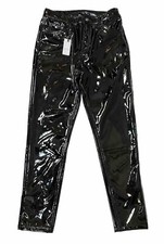 Topshop black wet look - wet, vinyl