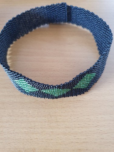 African beads choker - african,