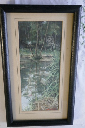Original acrylic landscape - acrylic,