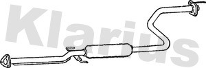 Klarius ha253c exhaust centre - exhaust,