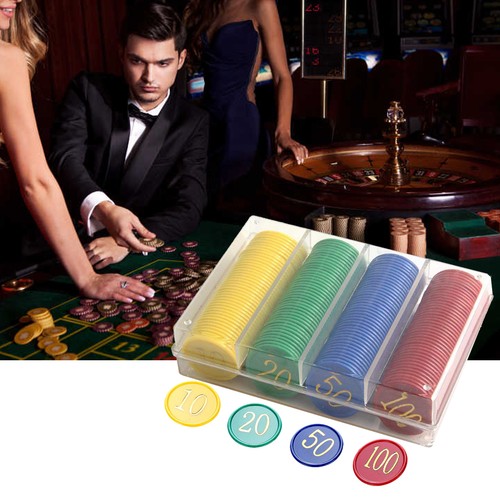 160pcs plastic poker chips - plastic,