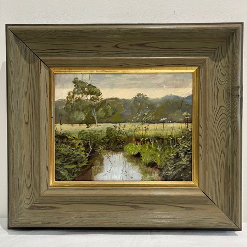 Signed impressionist landscape - signed,